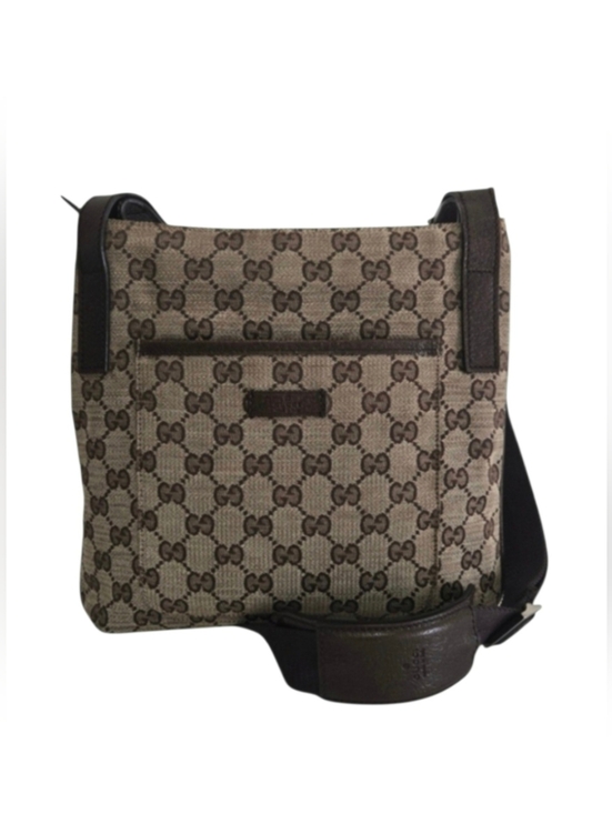 Gucci Handbags - Gucci GG Canvas Messenger/Shoulder Bag + Dustbag-EUC